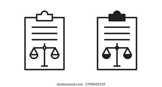 Icono de balance Ilustración vectorial. Diseño plano. Símbolos de Vector de Diseño gráfico.