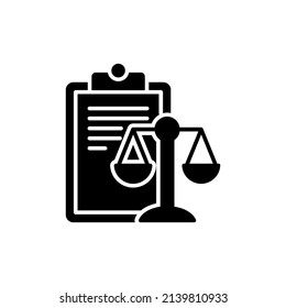 Icono de Balance en vector. logotipo