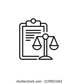 Balance Sheet Icon In Vector. Logotype