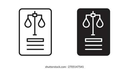 Icono de balance de situación Vector moderno planos y diseños de carrera