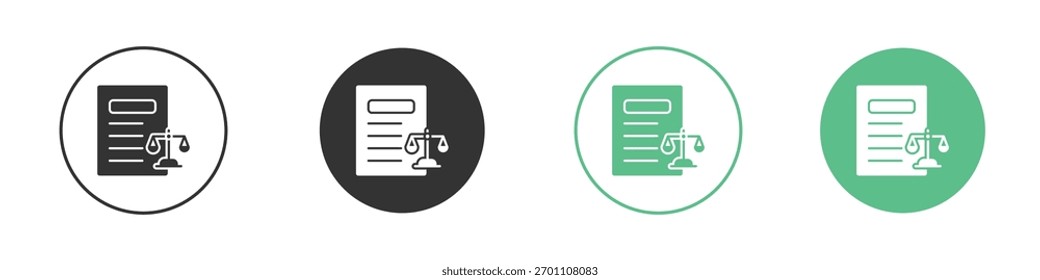 Pictograma de Vector de ícono de balance para Elementos de interfaz ui ux