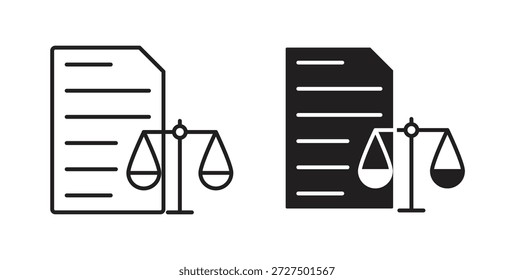 Icono de balance para Web y App. Ilustración vectorial eps