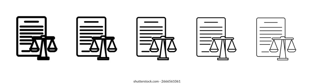 Icono de balance en estilo Web. Ilustración vectorial. Eps10