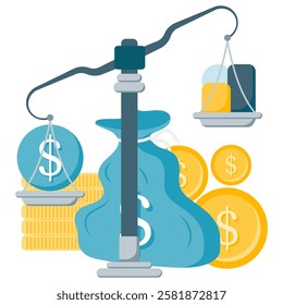 balance sheet, report and financial illustrations