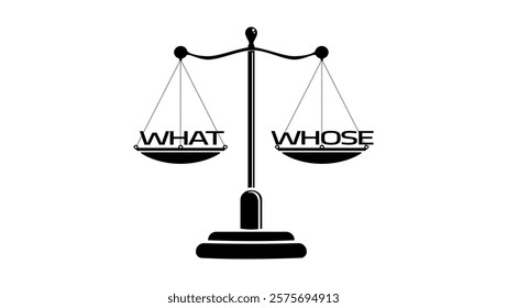 balance sheet symbol, black isolated silhouette
