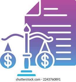 Balance Sheet vector icon. Can be used for printing, mobile and web applications.