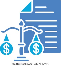 Icono del vector de balance. Se puede usar para imprimir, móviles y aplicaciones web.