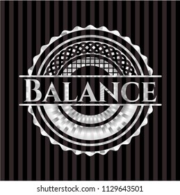 Balance silver emblem