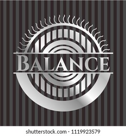 Balance silvery badge