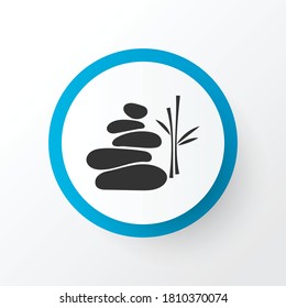 Balance stones icon symbol. Premium quality isolated zen element in trendy style.