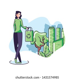 Balance and sustainability design icon vector ilustration