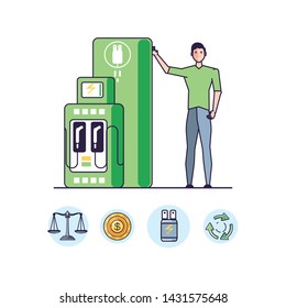 Balance and sustainability design icon vector ilustration