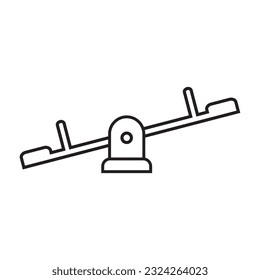 balance swing icon logo vector design template