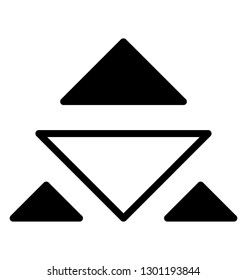 Balance symbol vector icon 