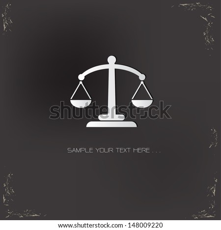 Balance symbol,vector