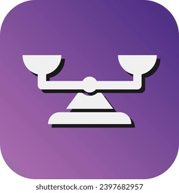 Balance Vector Glyph Gradient Background Icon For Personal And Commercial Use.

