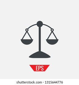 Balance vector icon justice