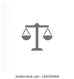 Balance Vector icon . Lorem Ipsum Illustration design