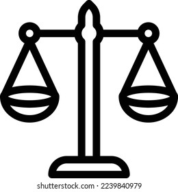 balance  Vector illustration on a transparent background. Premium quality symmbols. Thin line vector icons for concept and graphic design.