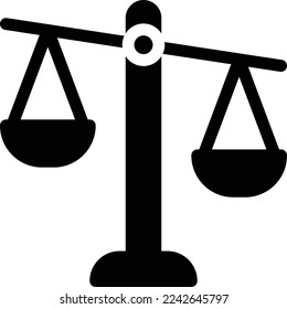balance  Vector illustration on a transparent background. Premium quality symmbols. Glyphs vector icons for concept and graphic design.