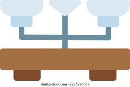 balance Vector illustration on a transparent background. Premium quality symmbols. Line Color vector icons for concept and graphic design. 
