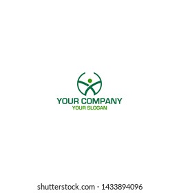 Balance Weight Loss  Logo Design Vector