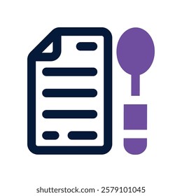 balanced diet icon. vector dual tone icon for your website, mobile, presentation, and logo design.