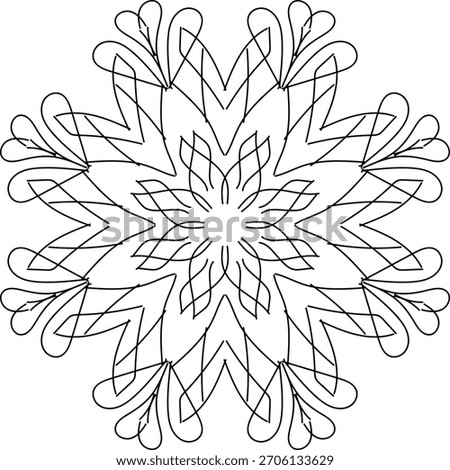 Balanced mandala crafted with care