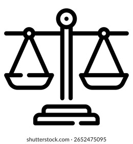 A balanced scale icon representing financial or personal equilibrium.
