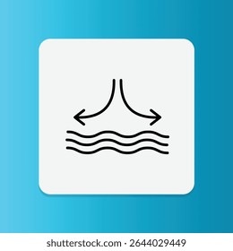 Uma escala equilibrada com linhas de couro cabeludo simboliza o equilíbrio nos níveis de óleo e pH do couro cabeludo.
