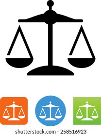 Balanced scales icon