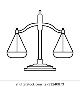Balanzas equilibradas de justicia e igualdad