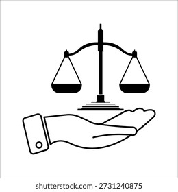 Balanzas equilibradas de justicia e igualdad
