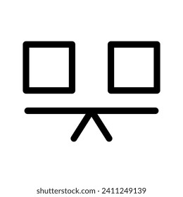 Icono de equilibrador Ilustración de diseño de vectores