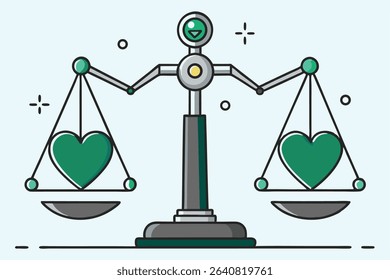 Balancing Act of Values A Visual Representation of Weighing Hearts