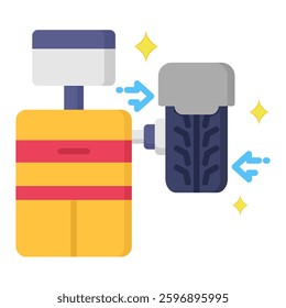Balancing Icon in Flat Color Style. Simple Flat Icon Vector. Simple Vector Design