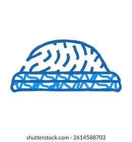 balancing platform doodle icon sketch vector. balancing platform sign. isolated symbol illustration