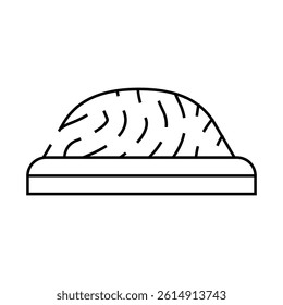 balancing platform line icon vector. balancing platform sign. isolated contour symbol black illustration