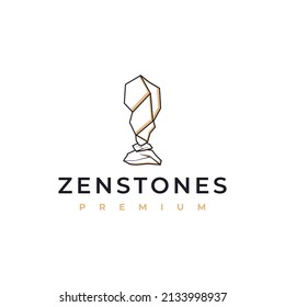 Inspiración en el diseño del logotipo Rock Zen Stone en línea