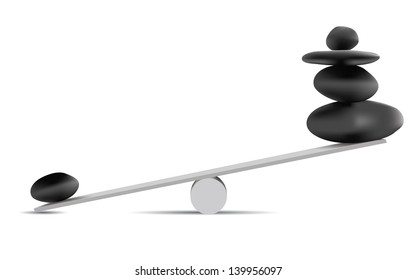 Balancing Stones,vector