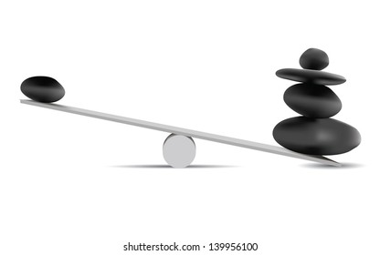 Piedras de equilibrio,vectorial