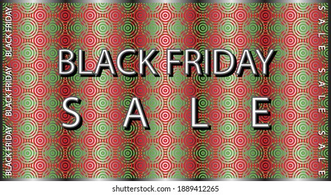Balck Friday Sale. Sale tag on the Multi Color  background