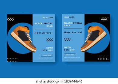 Balck friday social media post banner design