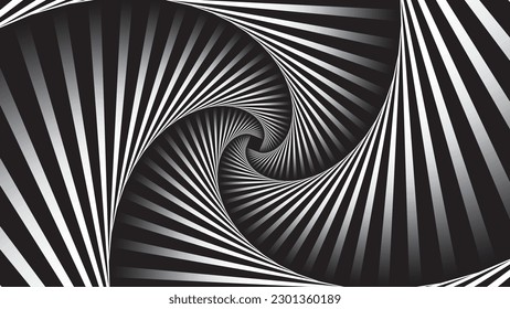 balck and white swirly line art background