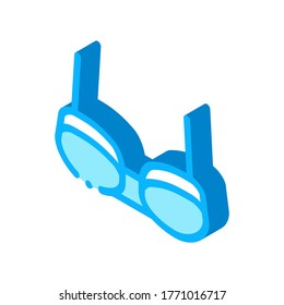 Vector de iconos de Bra de Balconette. Señal isométrica de Balconette Bra. ilustración de símbolo aislado de color