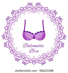 Balconette Bra illustration