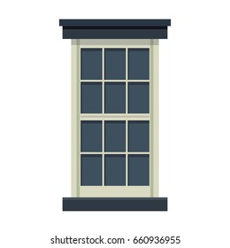 balcony cartoon vector on white background.
