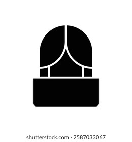 balcony icon Simple thin line logo
