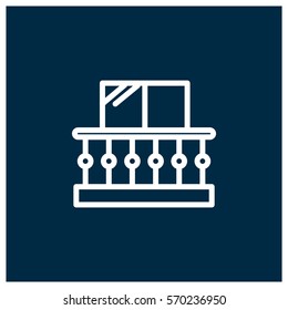 balcony vector icon