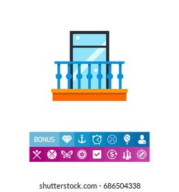 Balcony Vector Icon